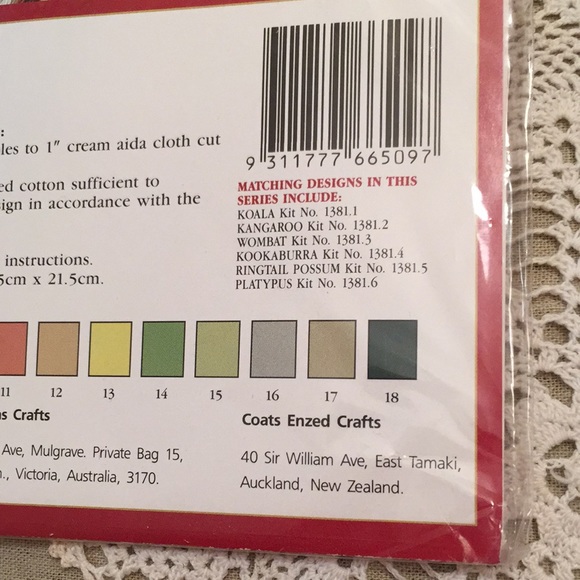 Australian Platypus Counted Cross Stitch Kit New - Picture 10 of 12